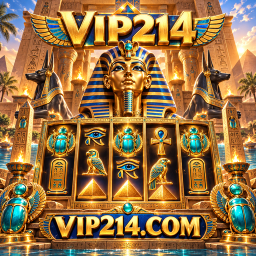 VIP214 · Ilustração de jogo slot, tema pharaoh