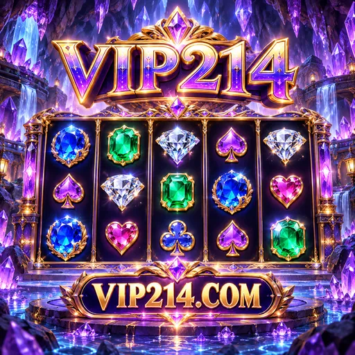 VIP214 · Ilustração de jogo slot, tema gems