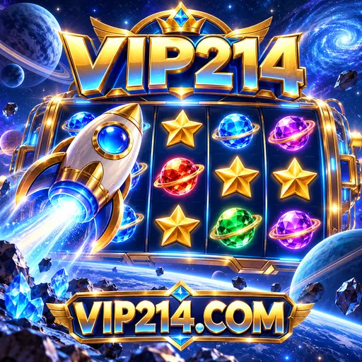 VIP214 · Ilustração de jogo slot, tema space